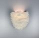 Настенный светильник из натуральных белых перьев LE26086 27x25см Белый WJU 83 WT фото в дизайне интерьера, фото в живую 4/7