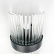 Настінний світильник з скляними паличками LE30121 2xE14 22x33см Чорний WJ 881/2 S BK фото в дизайні інтер'єру, фото наживо 1/5