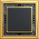1754-0-4575 Рамка Dynasty Латунь полированная, черная роспись 1-постовая 2CKA001754A4575 ABB фото 2/2