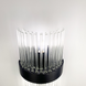 Настінний світильник з скляними паличками LE30121 2xE14 22x33см Чорний WJ 881/2 S BK фото в дизайні інтер'єру, фото наживо 2/5