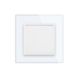Кнопочный выключатель без фиксации Импульсный выключатель Livolo белый стекло (VL-C7K1H-11) фото 3/6