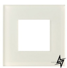 Одноместная рамка Zenit N2271 CB стекло (белая) 2CLA227100N3001 ABB фото