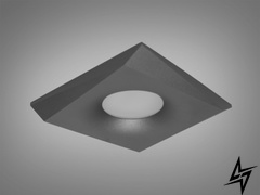 Современный точечный светильник Alumo D23-31429 Черный QXL-1737-A3-DG фото в живую, фото в дизайне интерьера