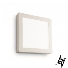 Настенный светильник (бра) 138640 Universal 18W Square Bianco Ideal Lux  фото в живую, фото в дизайне интерьера