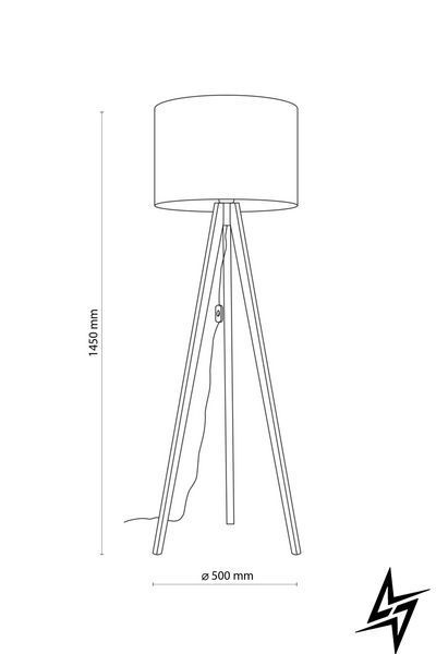 Торшер TK Lighting Grand 16003 коричневый E27 фото