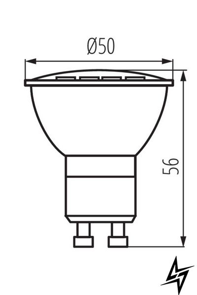 Світлодіодна лампа 34971 Kanlux Tomi GU10 фото