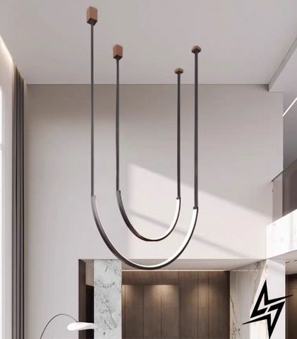 Люстра Lumi Sag 60-155 бронзова LED 26-16730 051580/60-155 фото