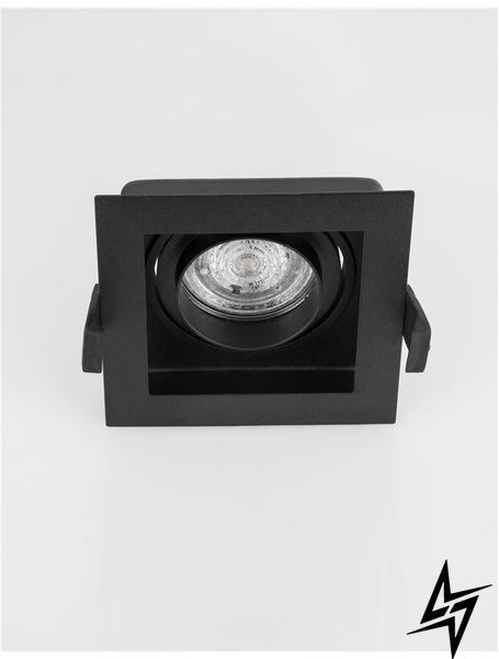 Точковий вбудований світильник Nova Luce Cedi 9430242 чорний GU10 9430242 фото