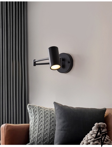 Настенный светильник Tune-Lamp T23-18994 054777/1wbk фото в живую, фото в дизайне интерьера