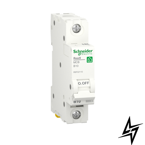 Автоматический выключатель Schneider Electric Resi9 10 A 1P В 6кА R9F02110 фото