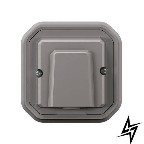 Вивід кабелю з затискачем вбуд. Plexo New сірий Legrand 069848L фото