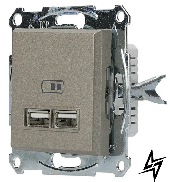 USB розетка Asfora EPH2700269 (бронза) Schneider Electric фото