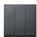 Клавіша вимикача потрійна SYSTEM M антрацит Schneider Electric Merten MTN311914 - зображення 1