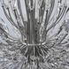 Кришталева срібна люстра репліка Lily Buds на 9 ламп LE39477 Сірий 45x55x45см 9xG9 MD 8058 S Satin фото в дизайні інтер'єру, фото наживо 7/8