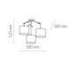 Люстра TK Lighting Albero 6553 дерево 3&times;E27 6553 - зображення 3