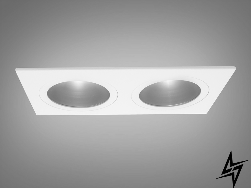 Точечный светильник Alumo D23-31480 Белый QXL-1757-S2-WH фото в живую, фото в дизайне интерьера