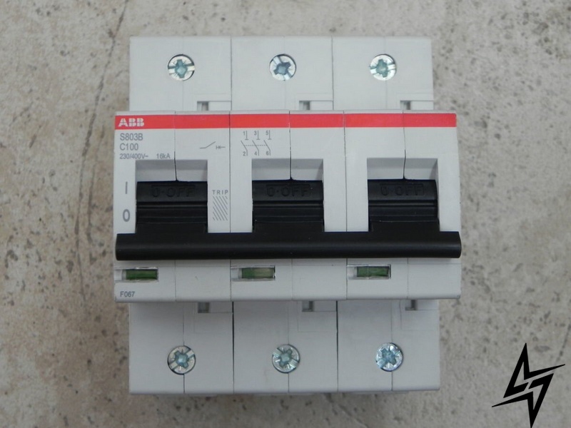 Автоматичний вимикач ABB 2CCS813001R0825 System pro M 3P 100A B 16kA фото