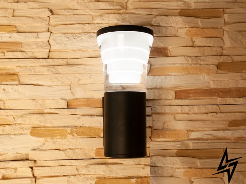 Архитектурная LED подсветка D23-31068 Черный DFB-1911/1X-BK фото в живую, фото в дизайне экстерьера