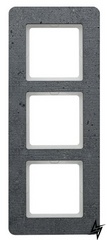 Тримісний рамка Q.7 10136020 (бетон) Berker фото