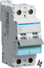 Автоматический выключатель Hager NCN516 2P 16A C 10kA фото