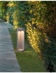 Вуличний декоративний світильник Nova luce Grante 9790021 LED  фото наживо, фото в дизайні екстер'єру