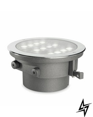 Вуличний світильник, що вкопується, Ideal Lux Taurus 277035 LED  фото наживо, фото в дизайні екстер'єру