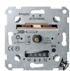 Механизм поворотного светорегулятора Schneider Electric Merten Artec/Antik MTN5135-0000 60-1000В фото