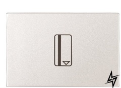 Однокнопочний картковий вимикач Zenit 2CLA221410N1101 N2214.1 BL (білий) 2CLA221410N1101 ABB фото