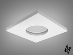 Влагозащищенный точечный светильник Alumo D23-31585 Белый 160B-41-WH фото в живую, фото в дизайне интерьера