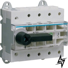 Модульний вимикач навантаження HA305 в 50мм² 3P 100А з видимим розривом Hager фото