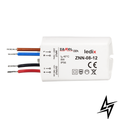 LED блок питания для работы с 12V DC 8W накладной монтаж IP 56 ZNN-08-12 LDX10000022, ZNN-08-12 photo