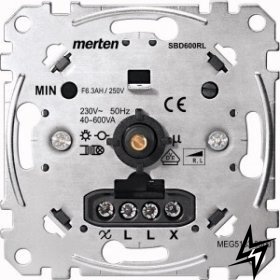 MTN5133-0000 Механізм пов светорег інд нагр 600ВА Schneider Electric Merten фото