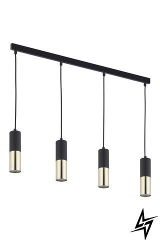 Подвесная люстра TK Lighting Elite 4367 на 4 лампы GU10 черный и золотой 100 &times; 71 &times; 5,5 см фото