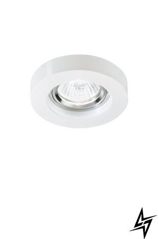 Точковий вбудований світильник Ideal Lux Blues FI Round Bianco 113999 на 1 лампу GU10, білий, 2 &times; 9,5 см фото