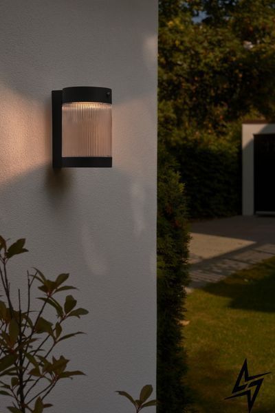 Настінний вуличний світильник Nordlux Coupar Solar 2518201003 чорний з датчиком руху на сонячній батареї 3,2 Вт 2518201003 фото