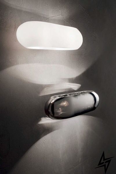 Настенный светильник Ideal Lux Moris Ap2 Bianco 34546 48741 фото в живую, фото в дизайне интерьера