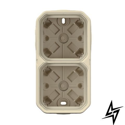 Коробка тираж. 2-пост. гориз./верт. Plexo New бежевый Legrand 069867L фото