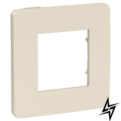 1-постовая рамка Schneider Electric NU280244 Unica Studio, бежевая, пластик NU280244 фото