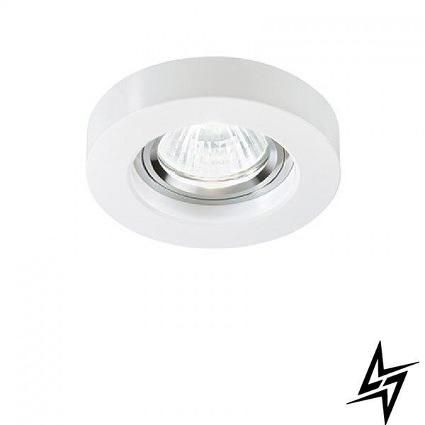 Точковий вбудований світильник Ideal Lux Blues FI Round Bianco 113999 на 1 лампу GU10, білий, 2 &times; 9,5 см фото