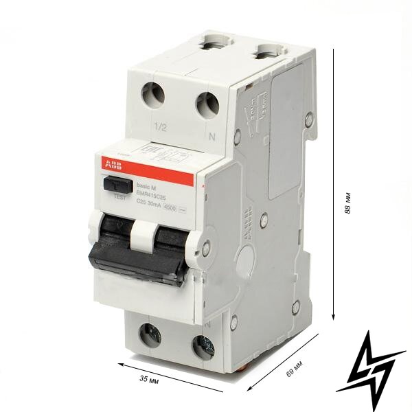 Дифференциальный автоматический выключатель BASIC M 1Р+N 32А 4.5кА 2CSR645041R1324 ABB фото