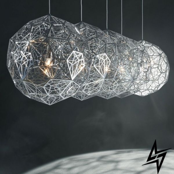 Люстра 2950 Etch Web Silver D30 E27 30 см Серебро 2950 фото