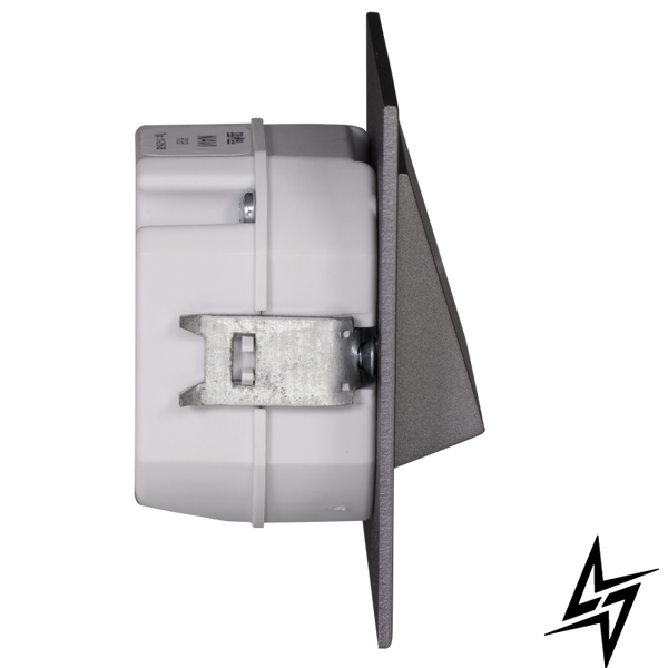 Настінний світильник Ledix Navi з рамкою 11-224-32 врізний Графіт 3100K з радіоприймачем LED LED11122432 фото наживо, фото в дизайні інтер'єру