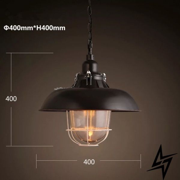Подвесной светильник 1267-2663 Industrial Pendant D40 E27 40&times;120 см Черный 1267-2663 фото
