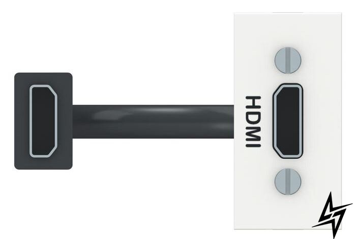 HDMI розетка NU343018 1М белая Unica New Schneider Electric фото