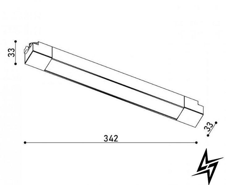 Трековый светильник Kloodi KD-LINE TR342 PC 20W 4K BK черный KD-LINE TR342 PC 20W 4K BK фото