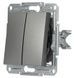 2-клавишный выключатель Schneider Electric EPH0300162 Asfora, сталь, матовый, 10 А, IP20 EPH0300162 - изображение 5