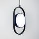 Подвесной светильник Moosee LE30230 LED 6W 4000K 18x32см Черный DE 33-C BK Vertical фото в дизайне интерьера, фото в живую 8/9