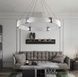 LED люстра на 6 ламп G9 80&times;80&times;11 см черная 26-4439 - изображение 1