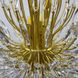 Хрустальная золотая люстра реплика Lily Buds на 6 рожков-подсвечников LE39478 Золото 65x65см 6xE14 MD 8058-6 Gold фото в дизайне интерьера, фото в живую 3/3