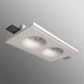 Гипсовый светильник встроенный прямоугольник 0011 30380 CB 0011 фото в дизайне интерьера, фото в живую 3/6